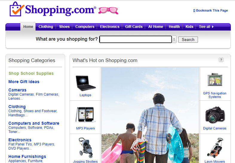 La historia de Shopping.com